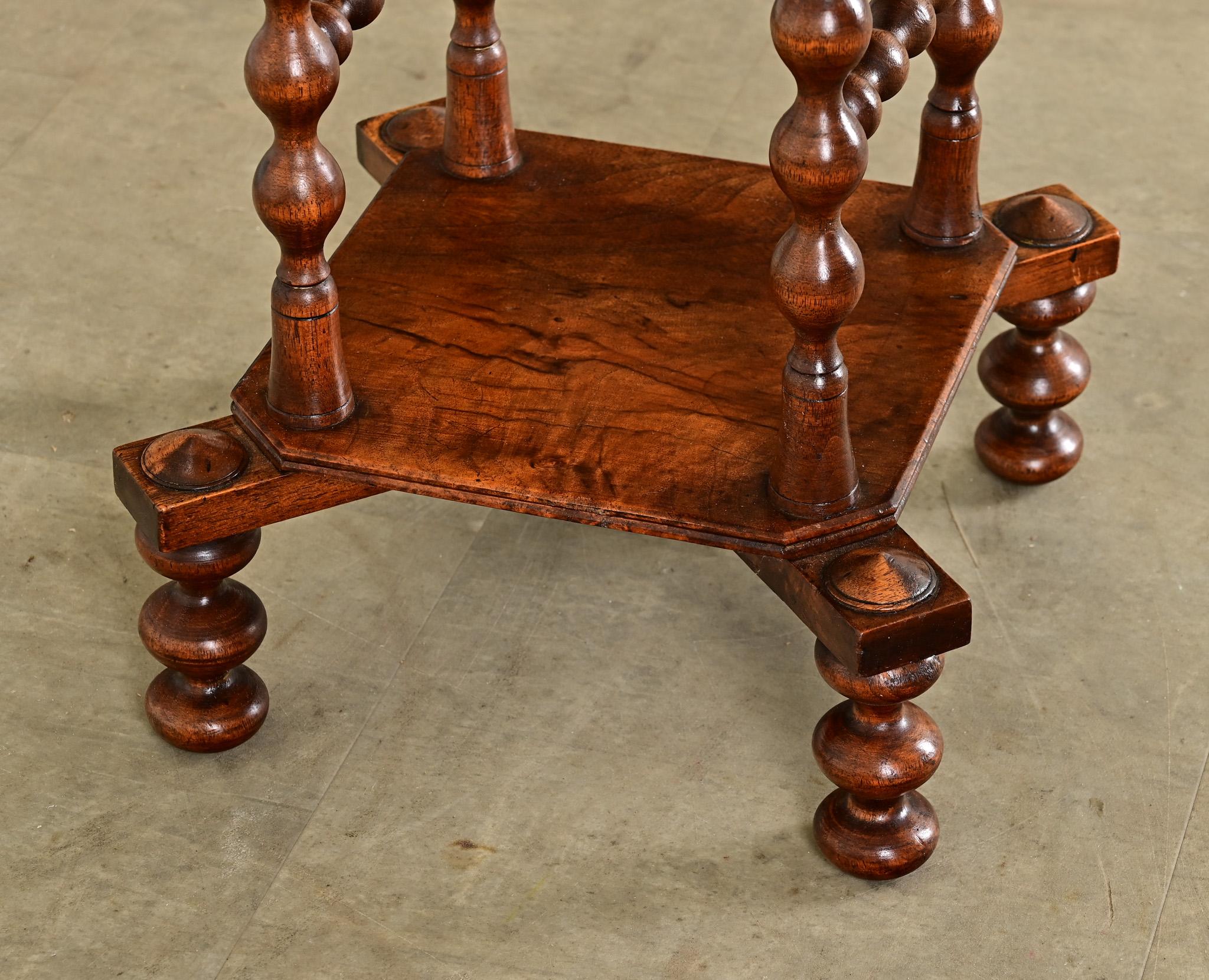 English 19th Century Bobbin Table 7