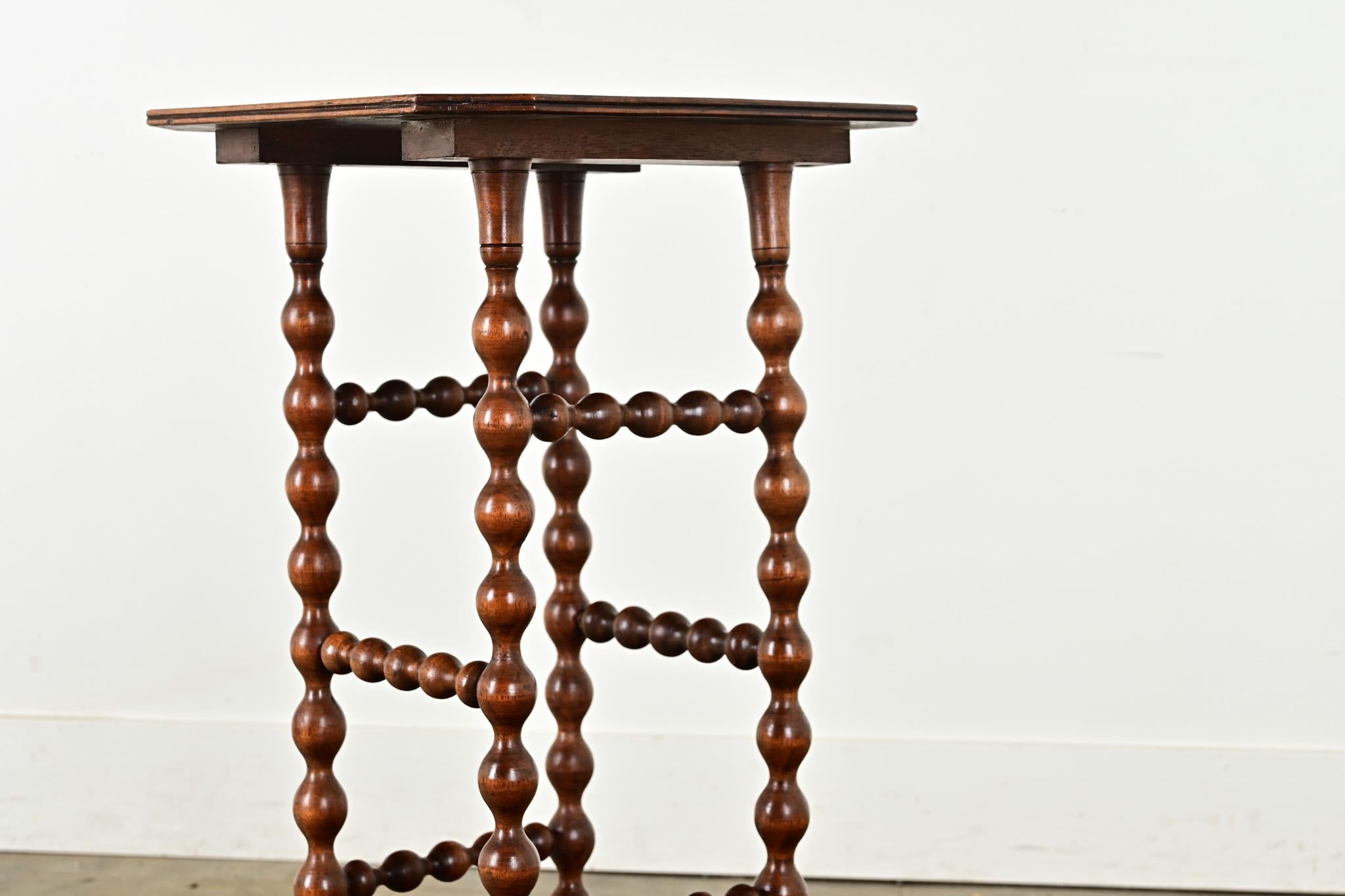 English 19th Century Bobbin Table 3