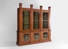 English 19th Century Bookcase Composed of Two Parts