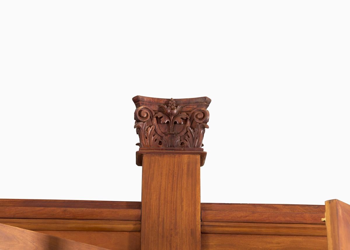 Libreria inglese del XIX secolo composta da due parti in vendita 1