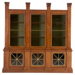 Bibliothèque anglaise du 19ème siècle provenant de la collection de Thierry Despont