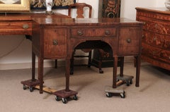 English 19th Century Brandy Board in Mahogany with Rosewood Crossbanding
