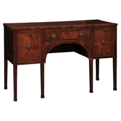 English 19th Century Brandy Board in Mahogany with Rosewood Crossbanding