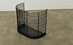 English 19th Century Brass & Metal Fire Screen