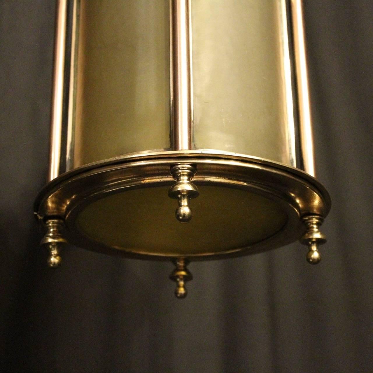 English 19th Century Bronze Exterior Antique Lantern 4