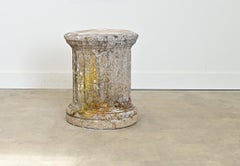 English 19th Century Cast Stone Column