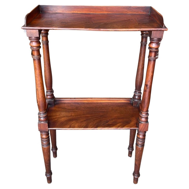 English 19th Century Cherrywood Etagere For Sale