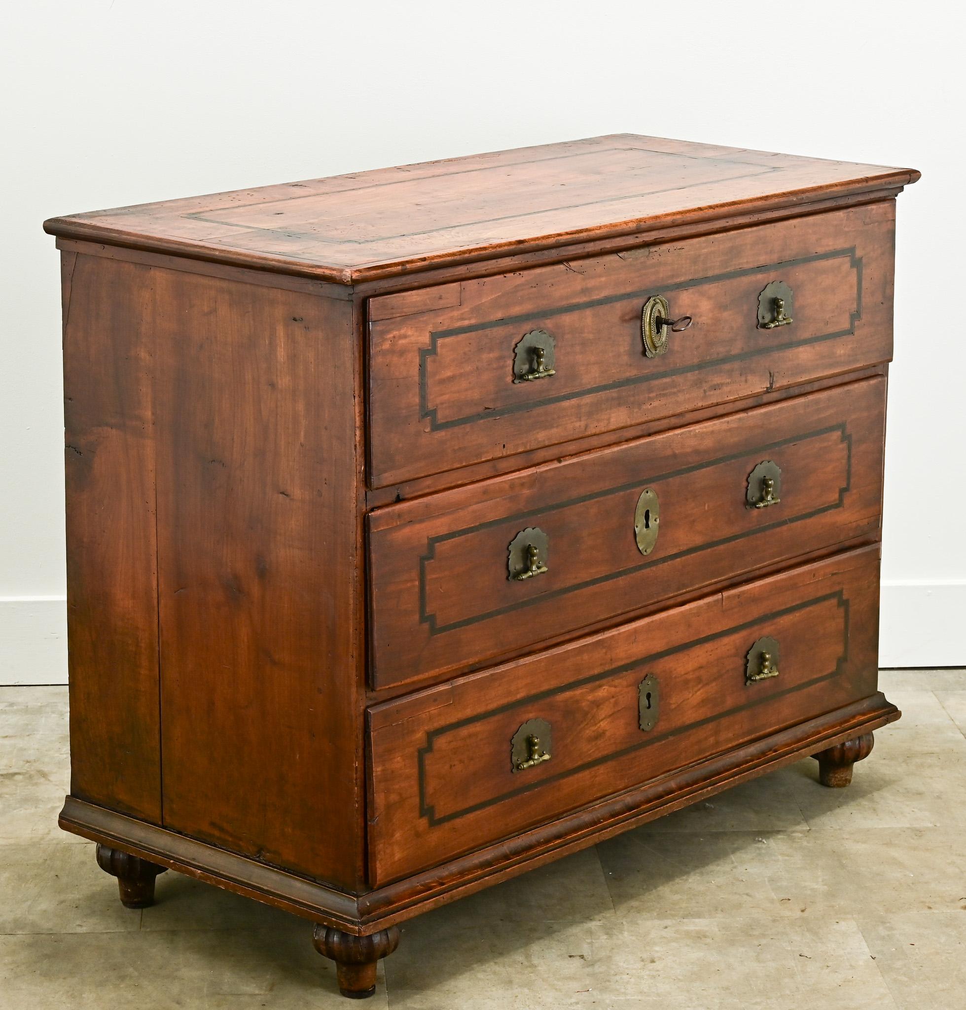 English 19th Century Chest made of Wild Cherry For Sale 2