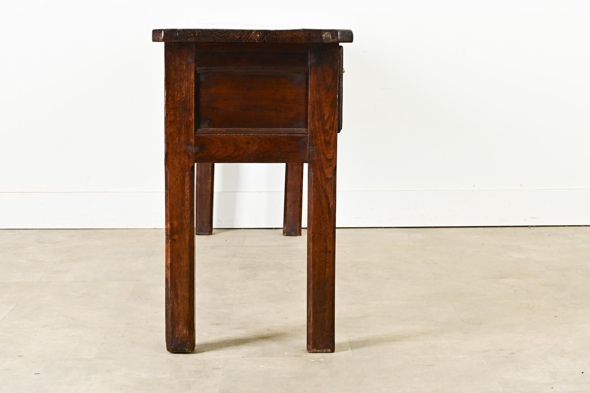 English 19th Century Chestnut Server 6
