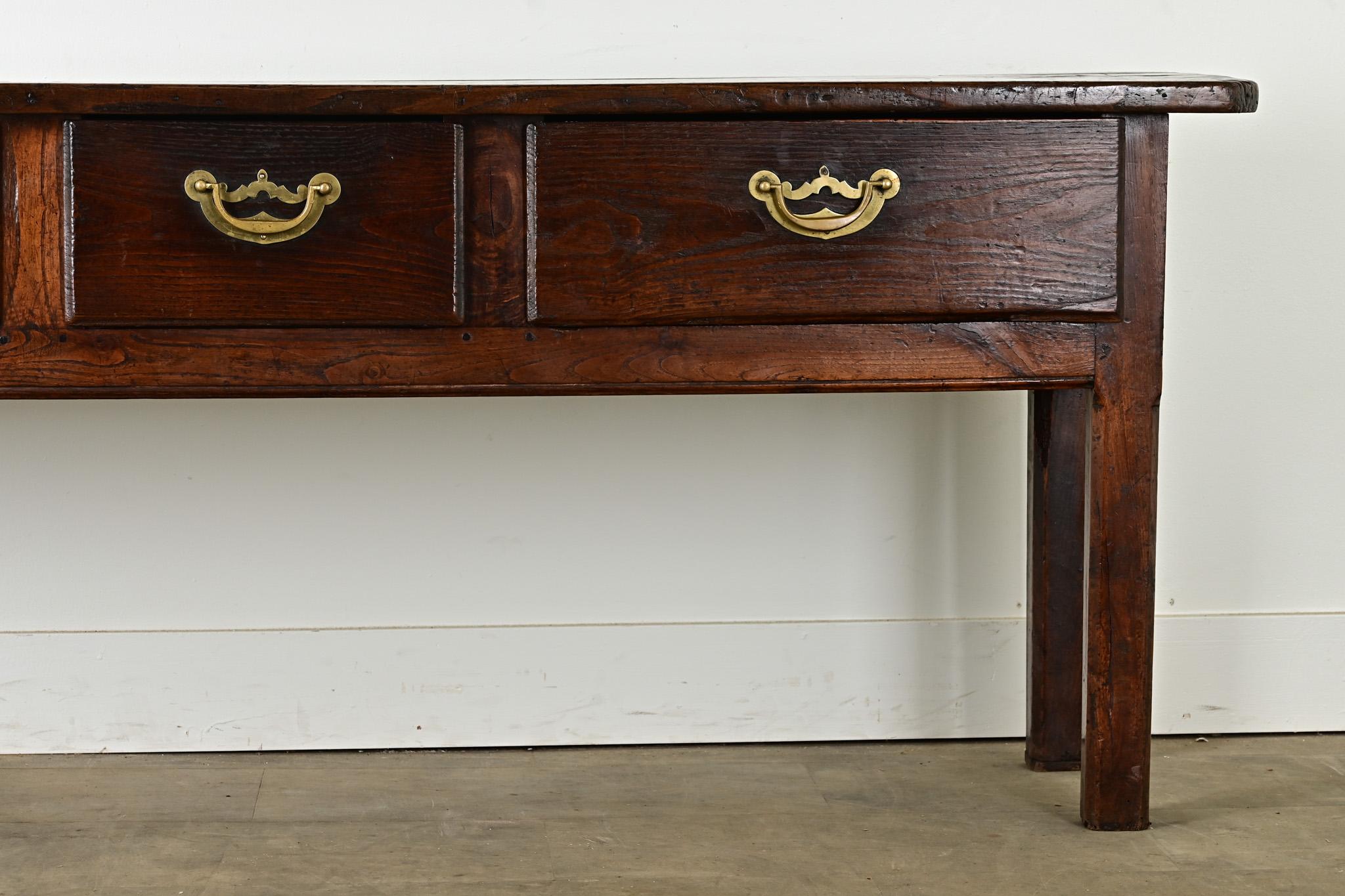 Georgian English 19th Century Chestnut Server