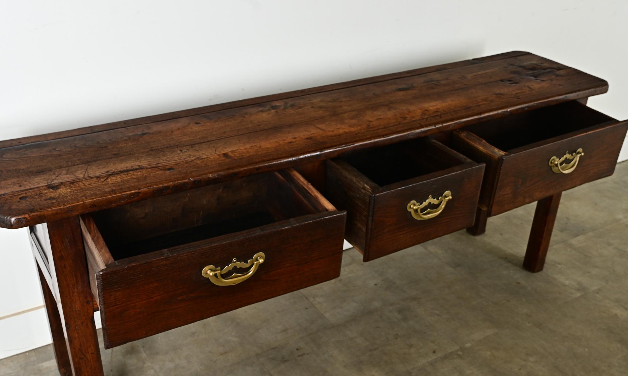 English 19th Century Chestnut Server 2