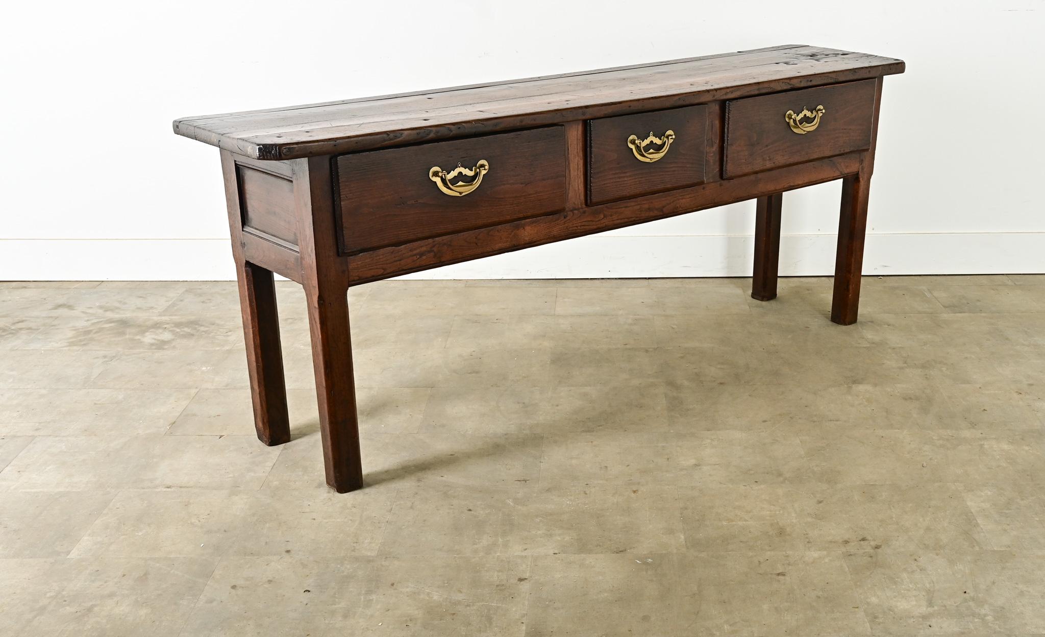 English 19th Century Chestnut Server 3