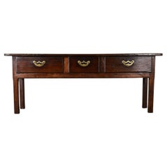 English 19th Century Chestnut Server