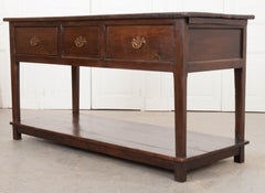 English 19th Century Chippendale Style Chestnut Server