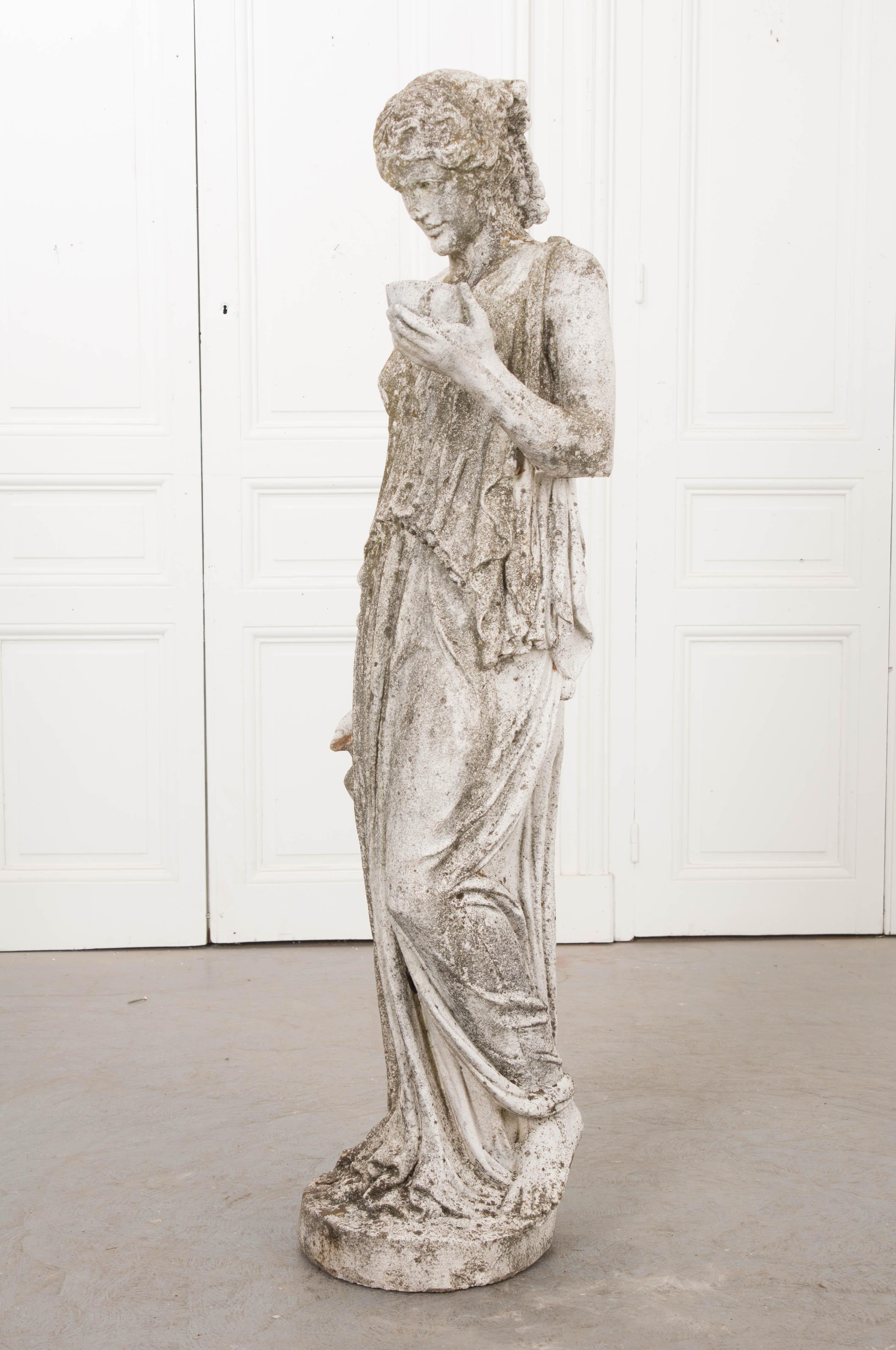 English 19th Century Classical Statue of Hebe 5