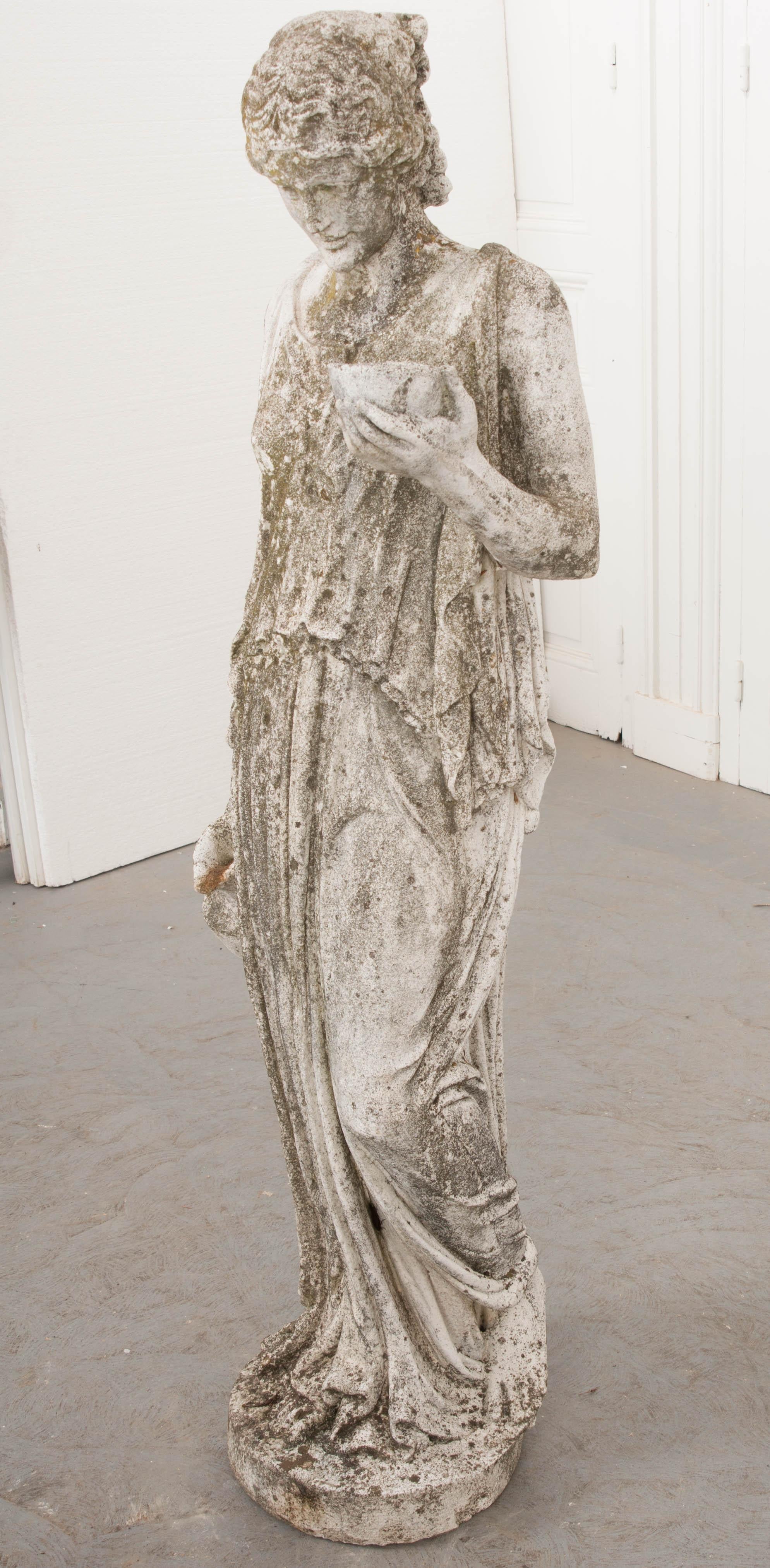 English 19th Century Classical Statue of Hebe 4