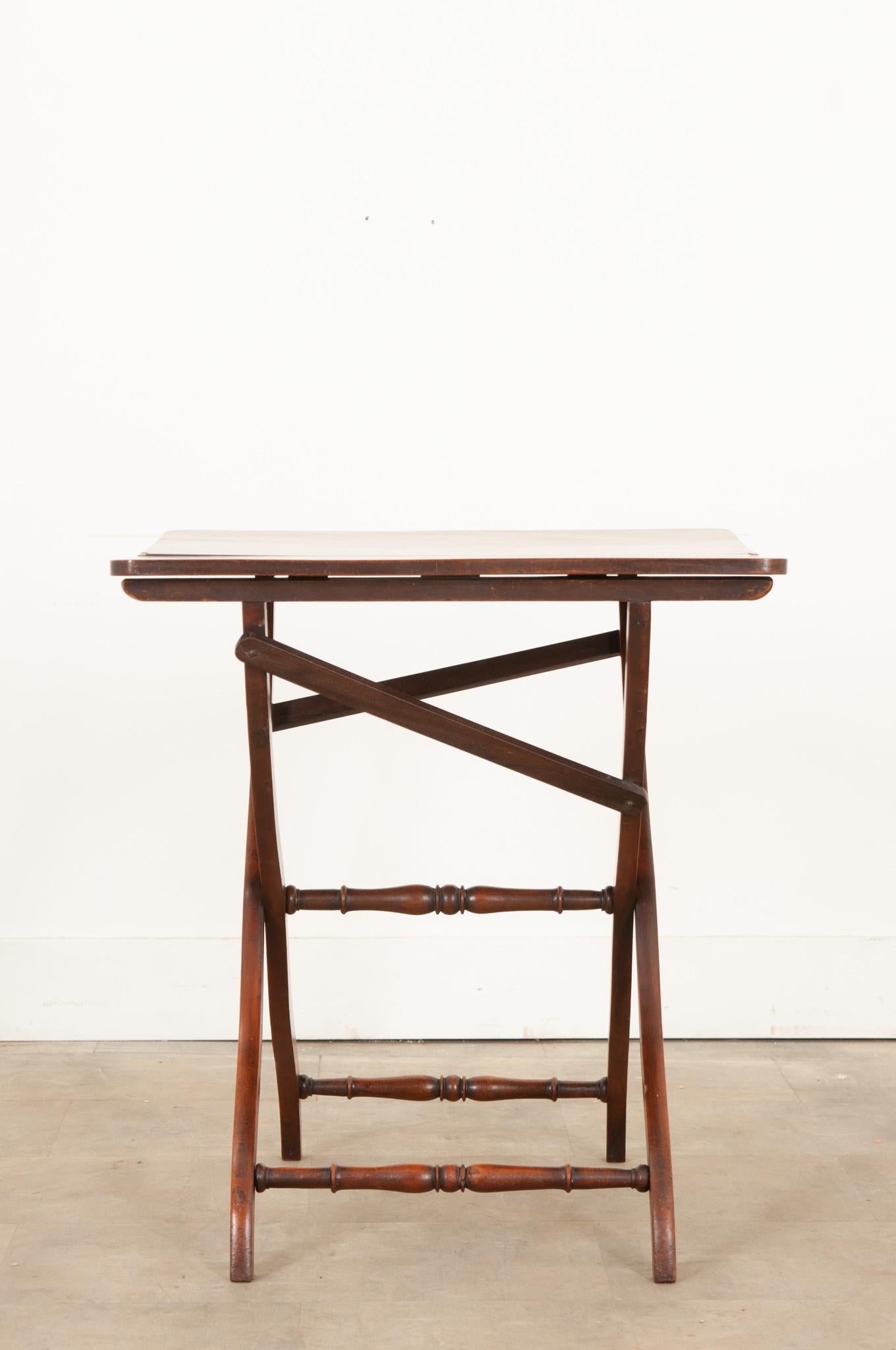 Campaign English 19th Century Coaching Table For Sale