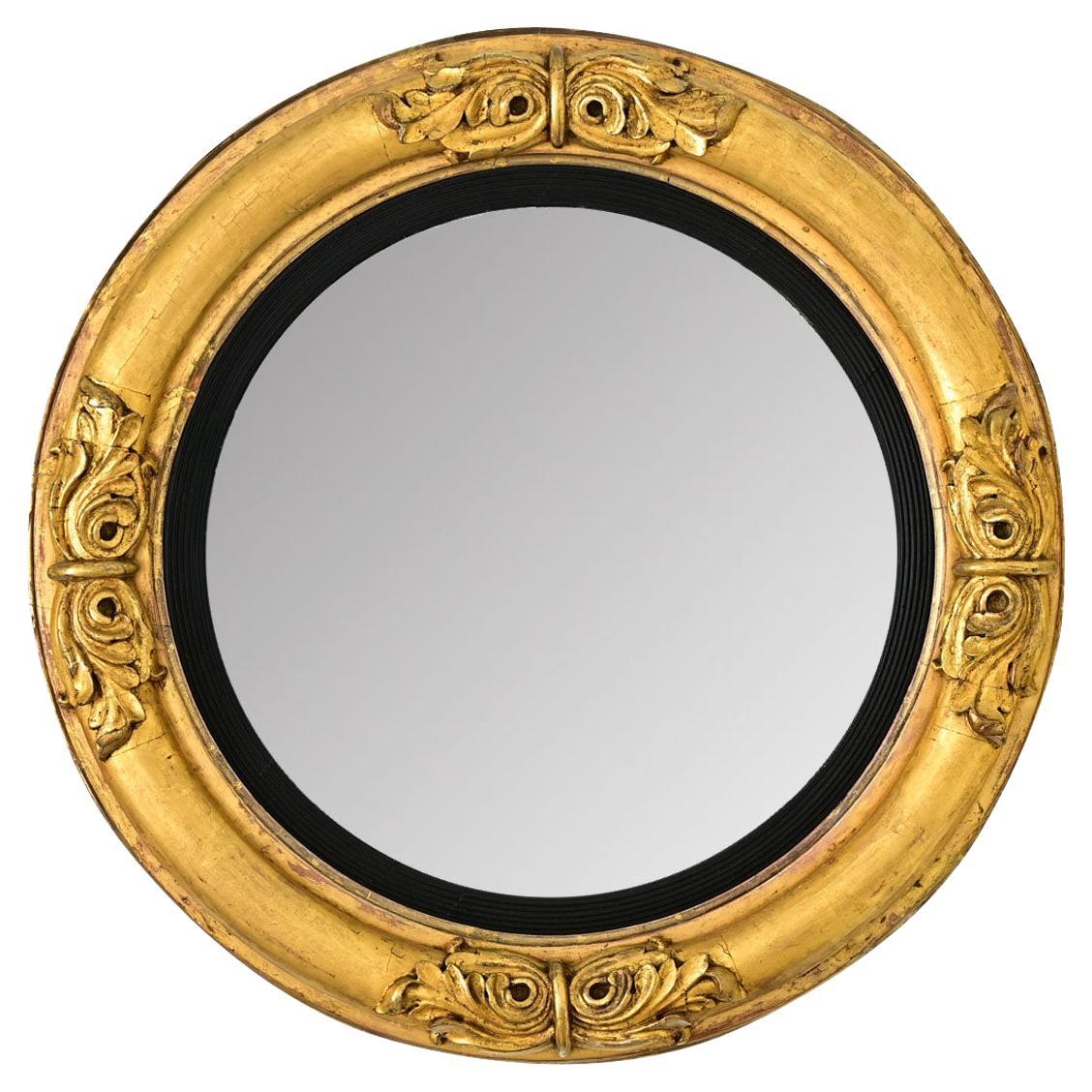 English 19th Century Convex Mirror