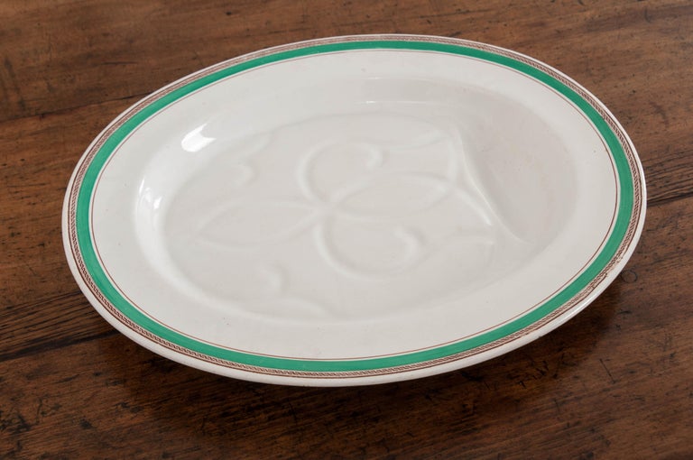 English 19th Century Copeland Porcelain Meat Platter For Sale at 1stDibs