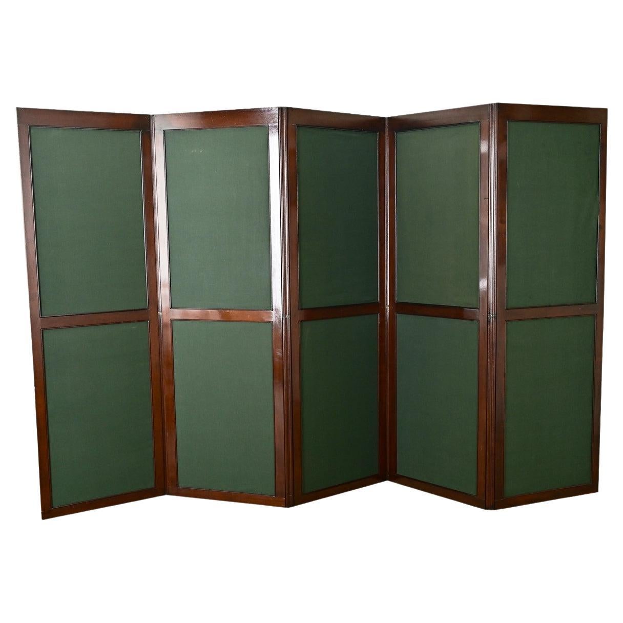 English 19th Century Edwardian Folding Screen
