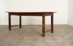 English 19th Century Elm & Ash Farm Table