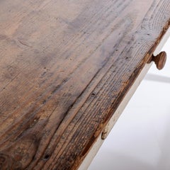 English 19th Century Farmhouse Kitchen Dairy Table