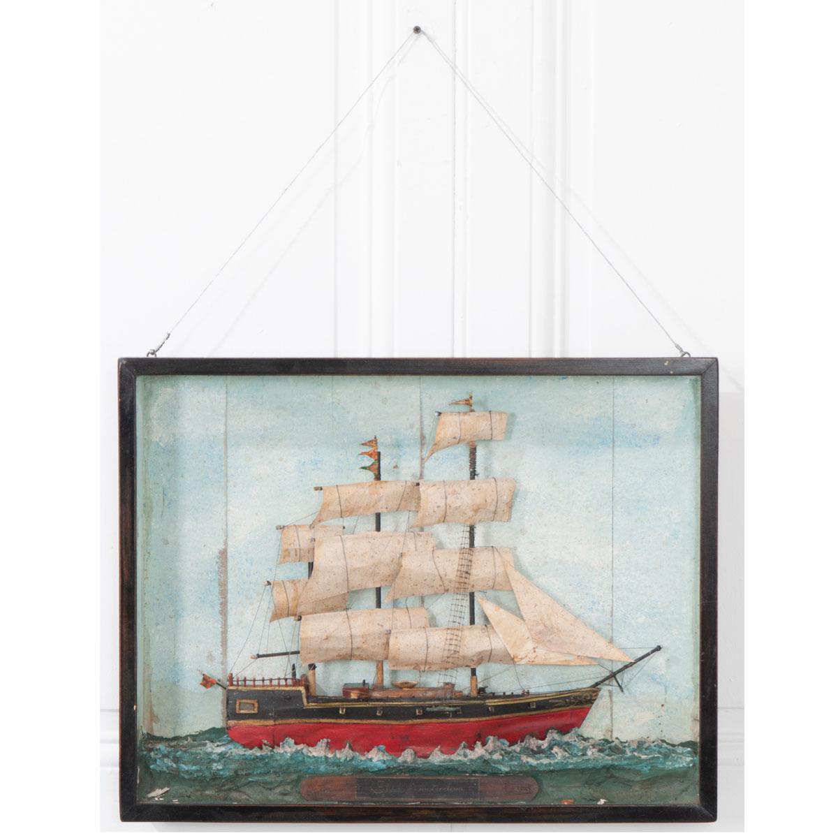 Other English 19th Century Framed Nautical Diorama