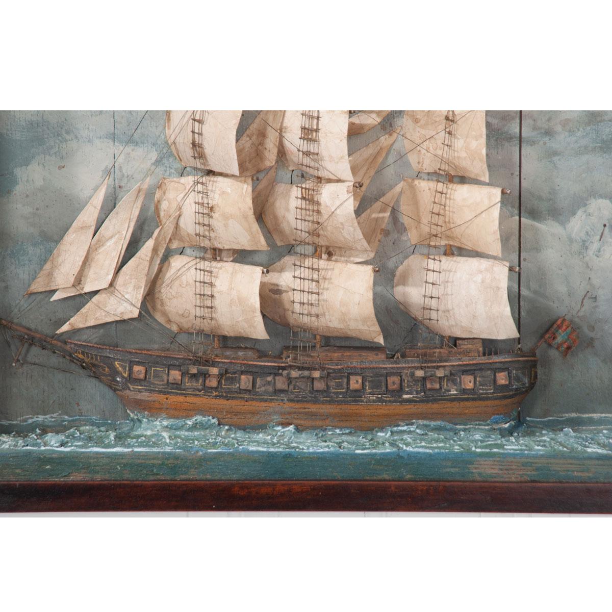 Other English 19th Century Framed Nautical Diorama
