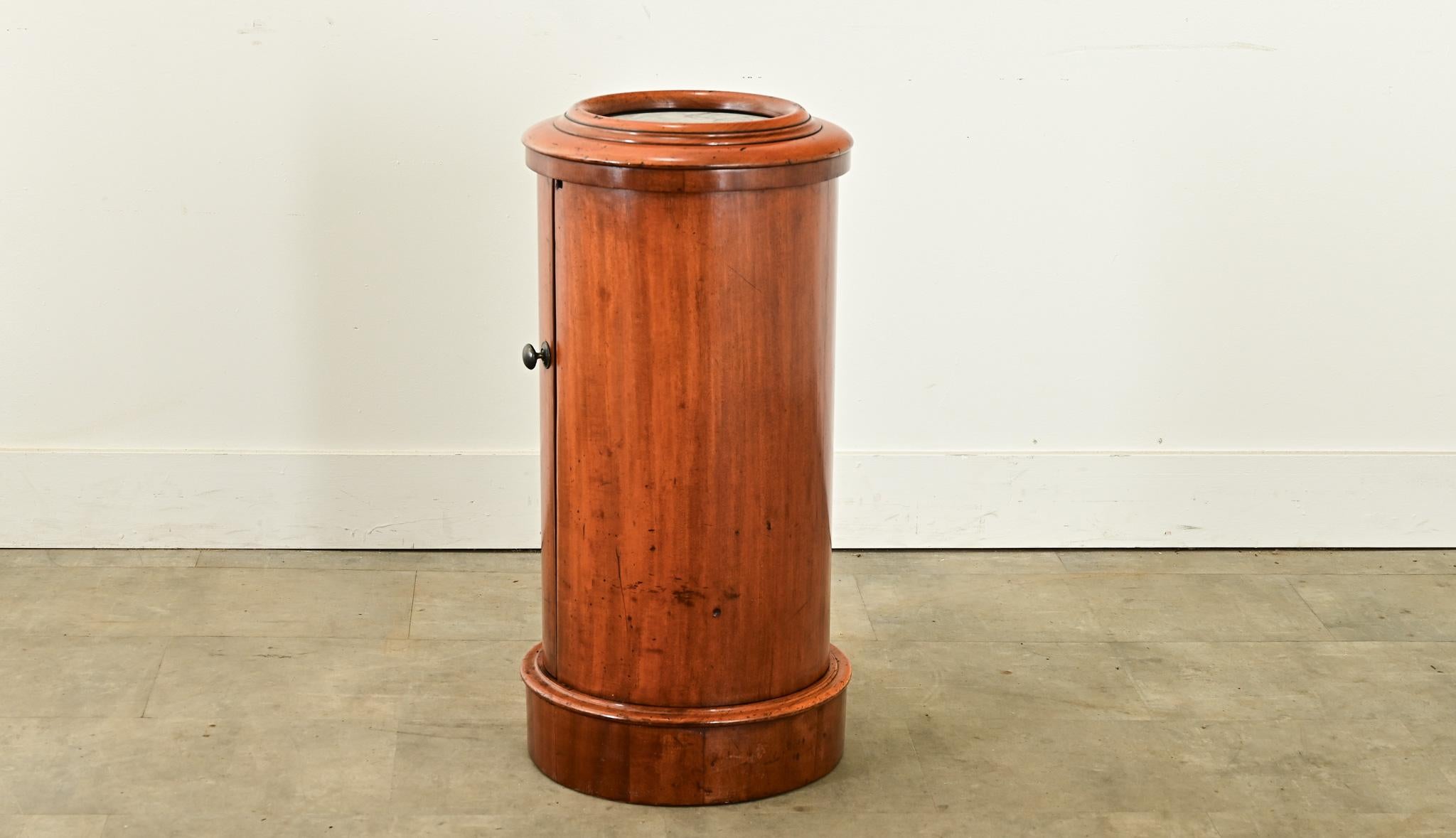English 19th Century Fruitwood Bedside Table For Sale 3