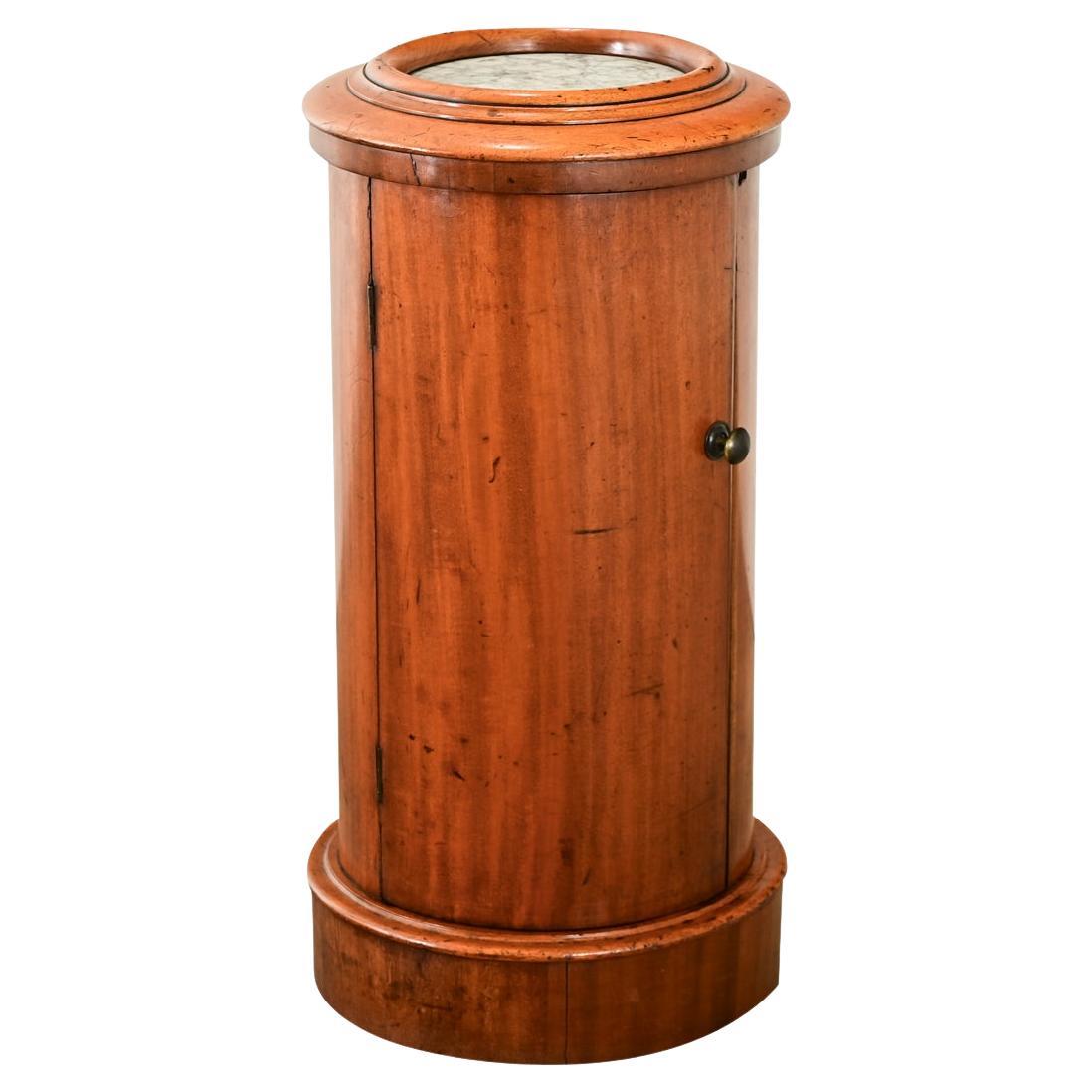 English 19th Century Fruitwood Bedside Table