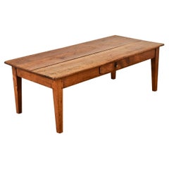 English 19th Century Fruitwood Low Table