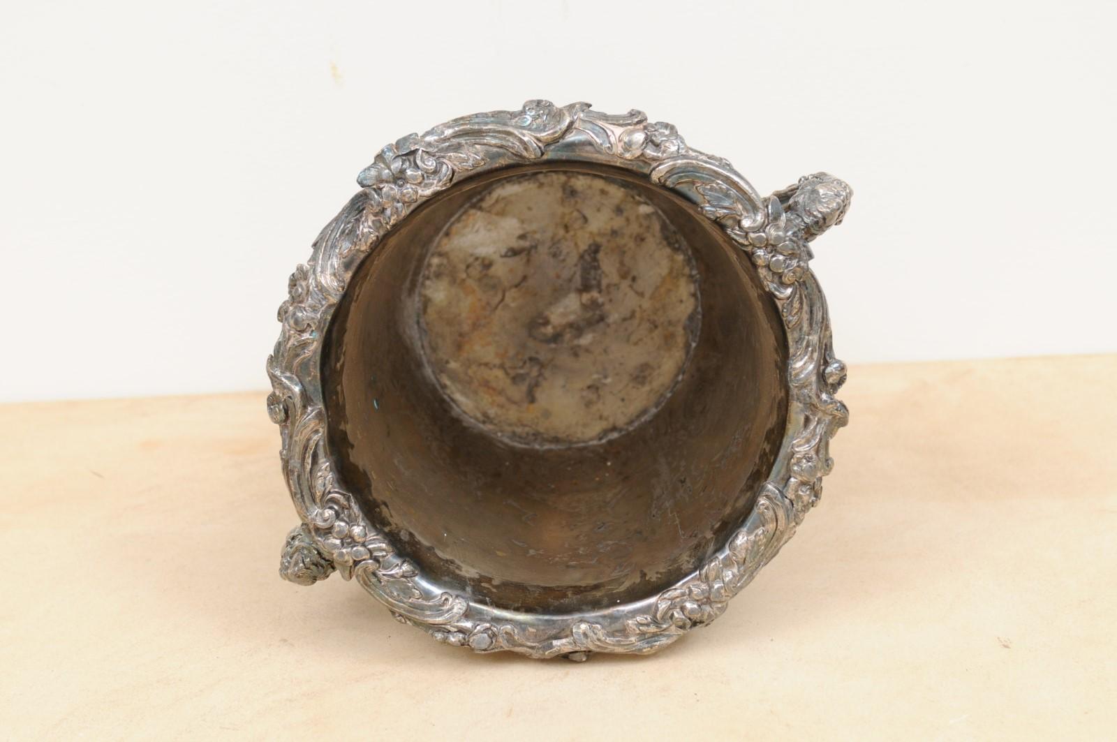 Englischer Champagnerkübel aus Sheffield Silber auf Kupfer, 19. Jahrhundert, George III. im Angebot 7