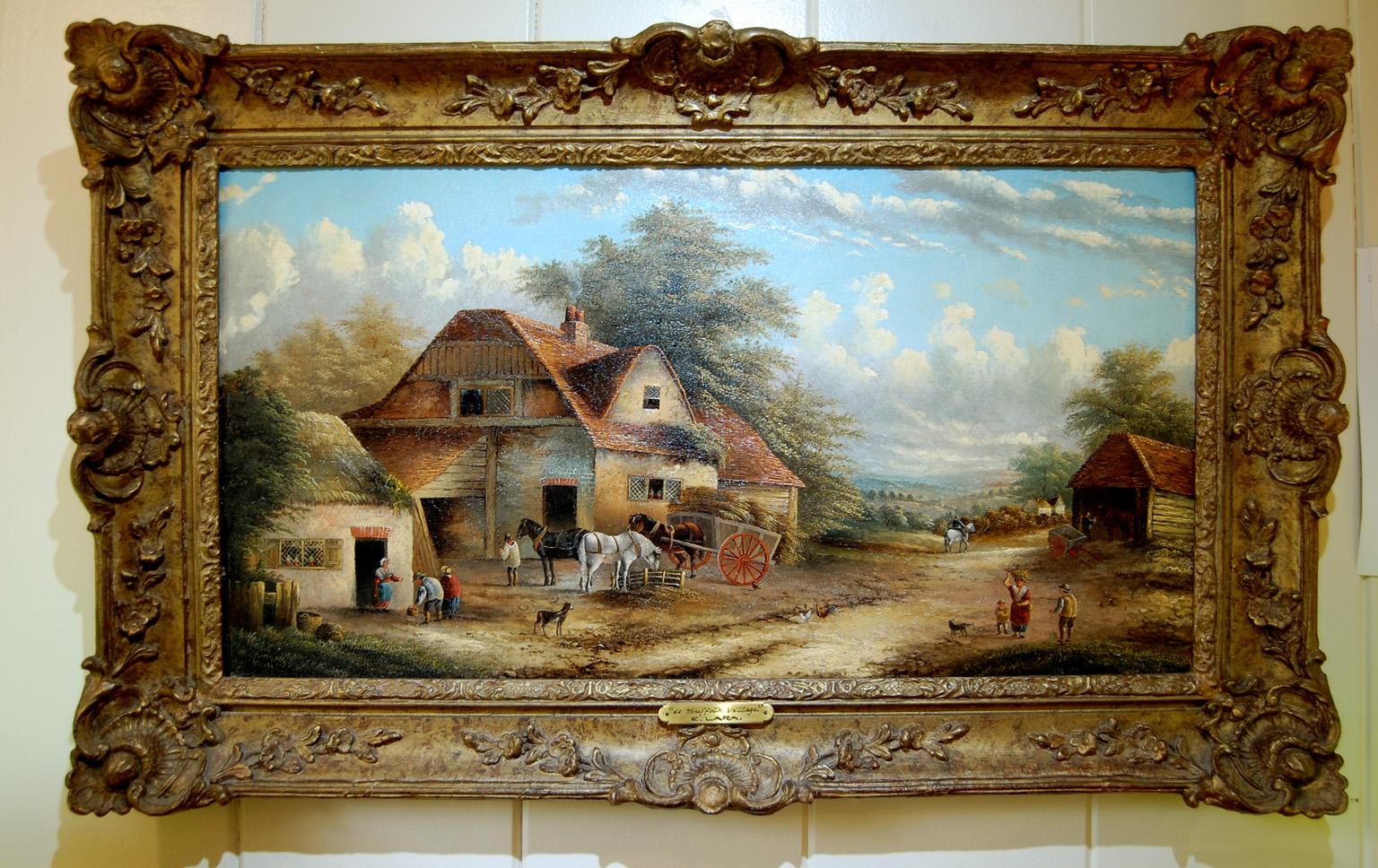 

 English original oil on canvas 