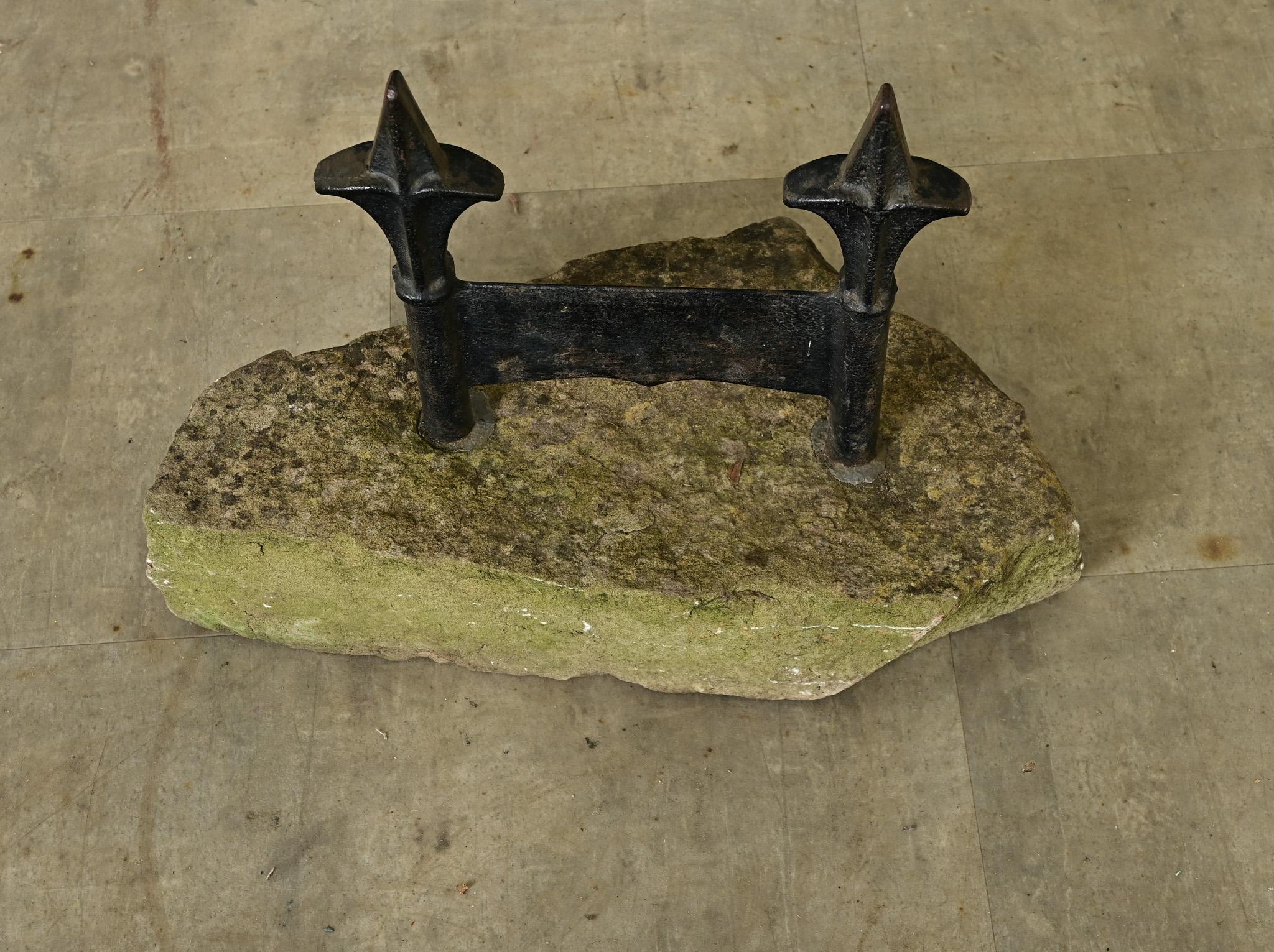 Other English 19th Century Iron Boot Scraper For Sale