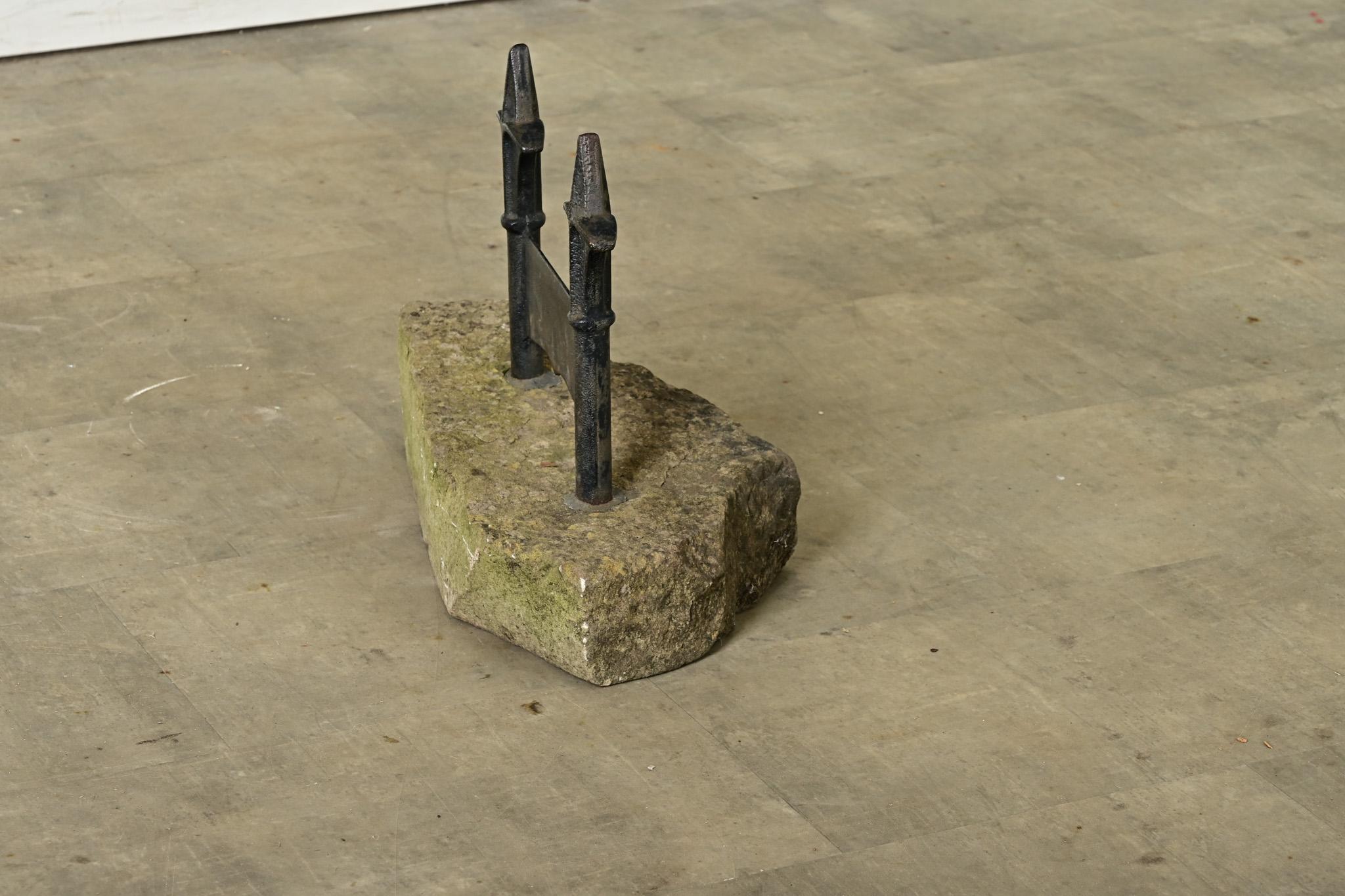 English 19th Century Iron Boot Scraper For Sale 2