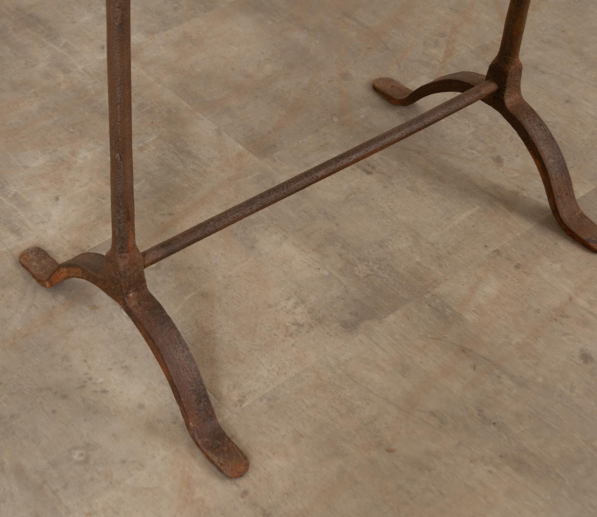 English 19th Century Iron & Slate Work Table For Sale 2
