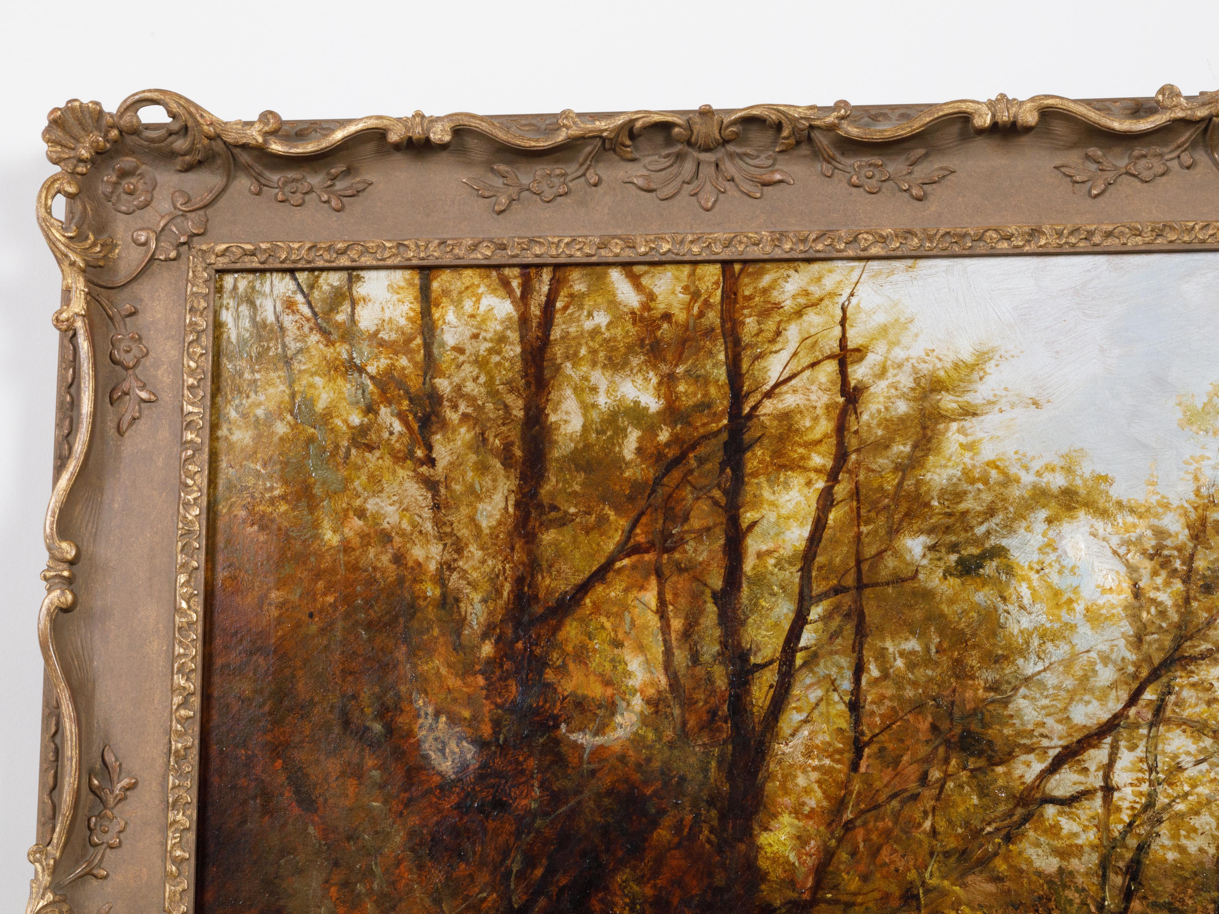 Englisches Landschaftsgemälde des 19. Jahrhunderts von William Widgery von Lydford Gorge im Zustand „Gut“ im Angebot in Atlanta, GA