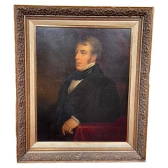 Großes, gerahmtes Ölporträt des Earl of Ducie aus dem 19. Jahrhundert, England
