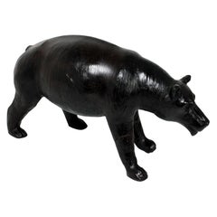 English 19th Century Leather Bear