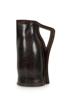 English 19th Century Leather Drinking Vessel