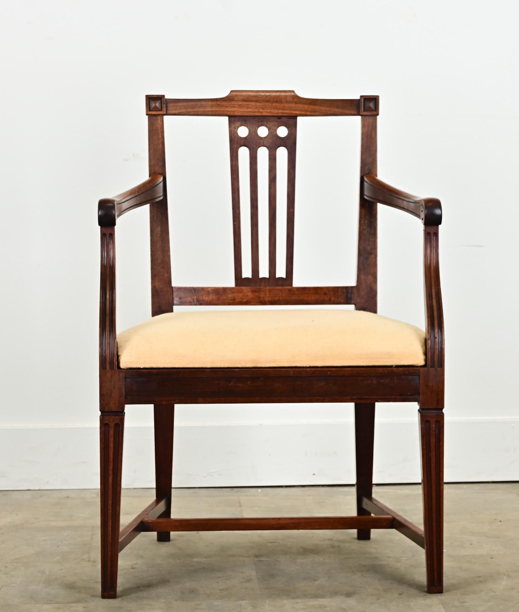 Other English 19th Century Mahogany Armchair