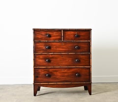 English 19th Century Mahogany Campaign Chest