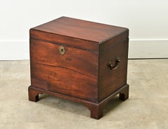 Englische Mahagoni-Dekanter-Box aus dem 19.