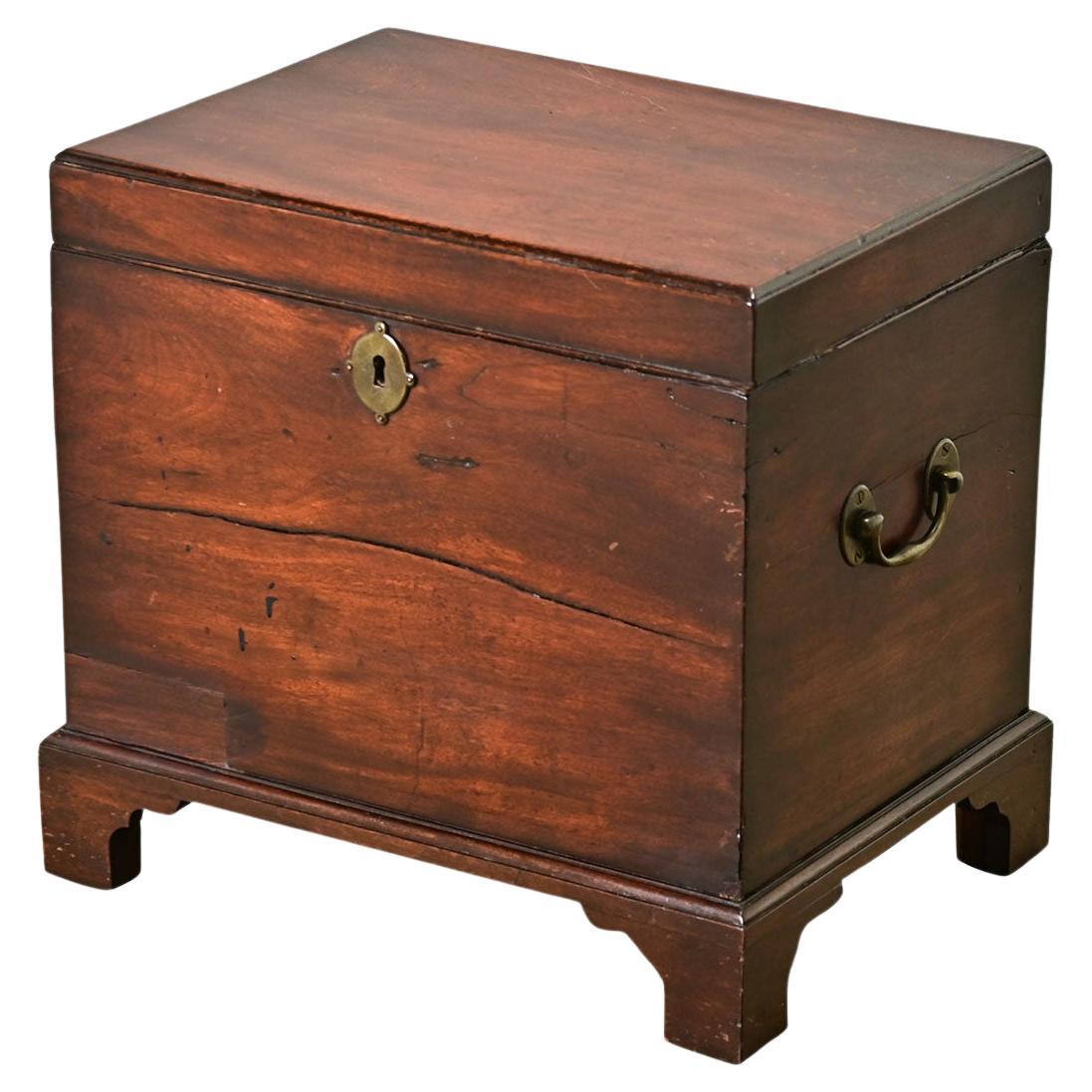 English 19th Century Mahogany Decanter Box For Sale