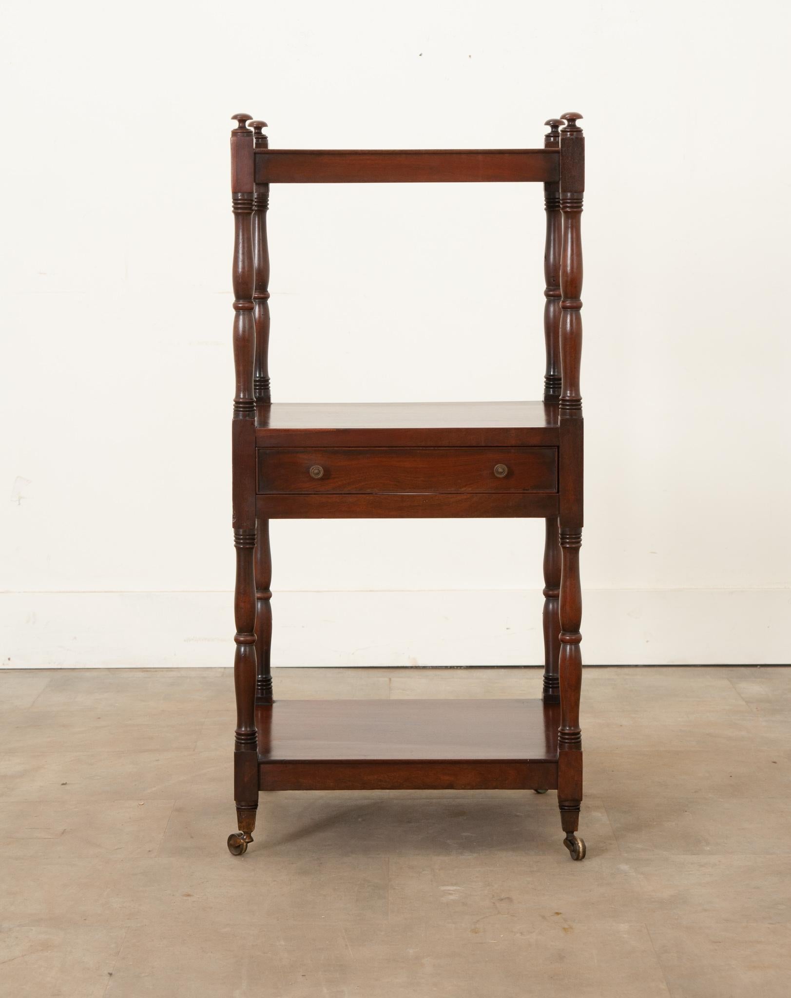 Other English 19th Century Mahogany Etagere For Sale