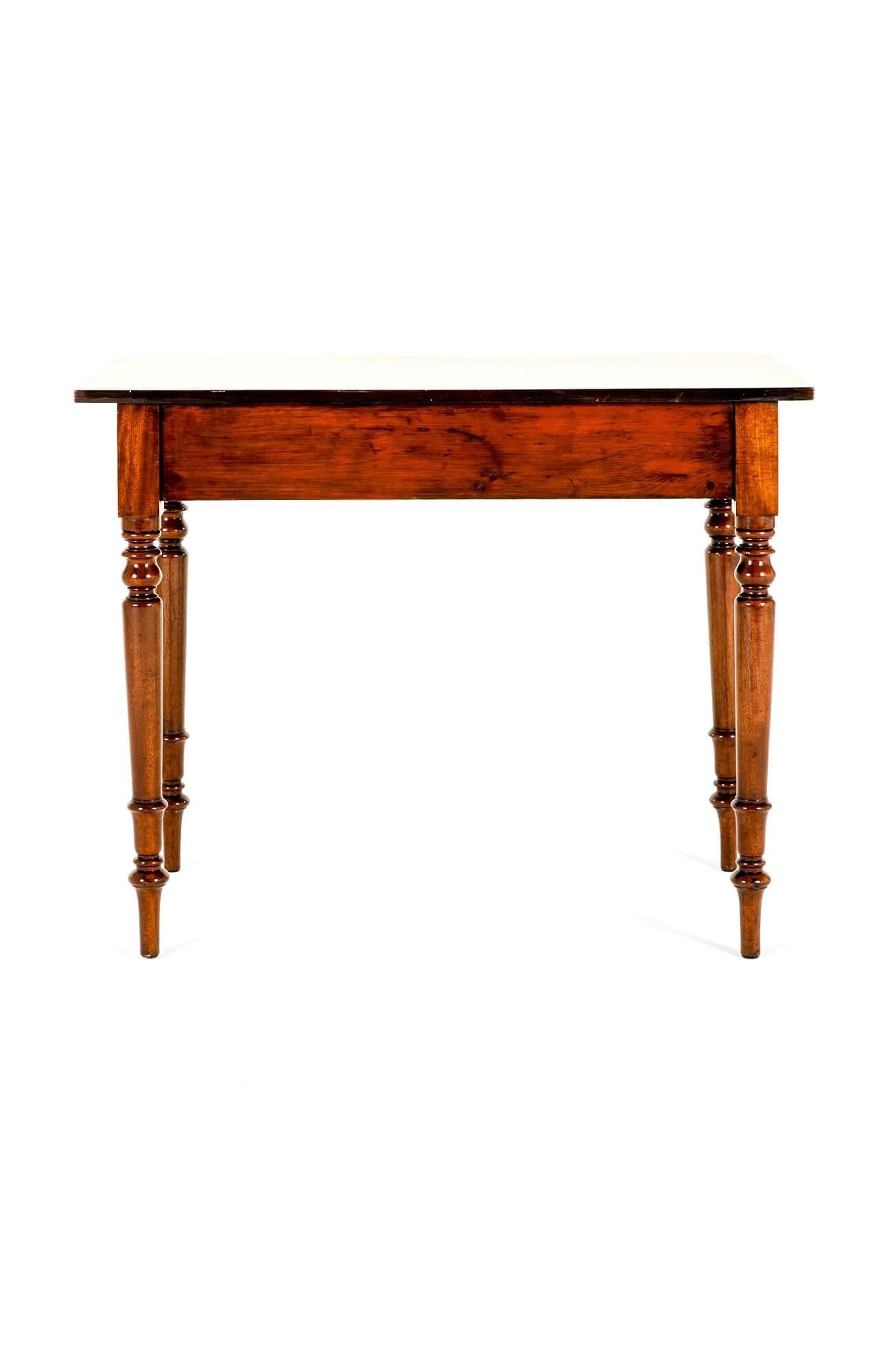 Victorian English 19th Century Mahogany Hall Table For Sale