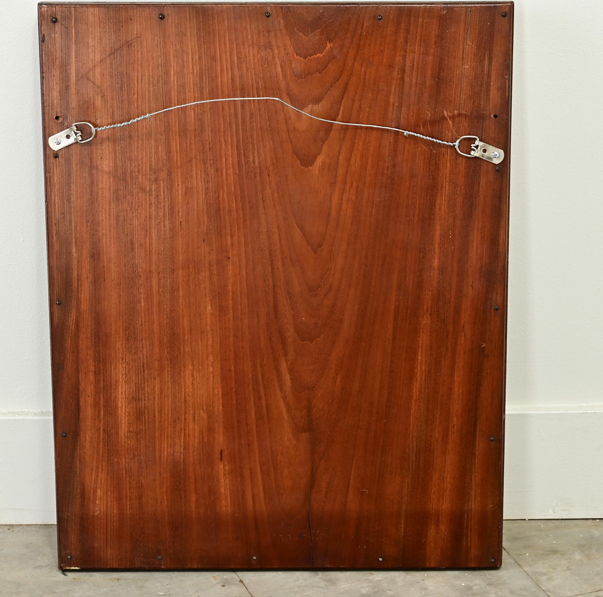 English 19th Century Mahogany Mirror 6