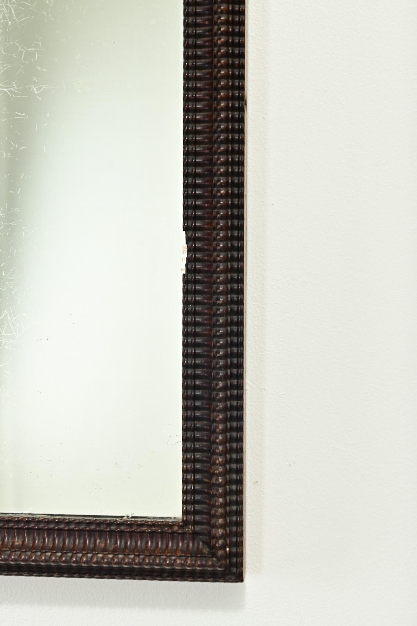 English 19th Century Mahogany Mirror 3