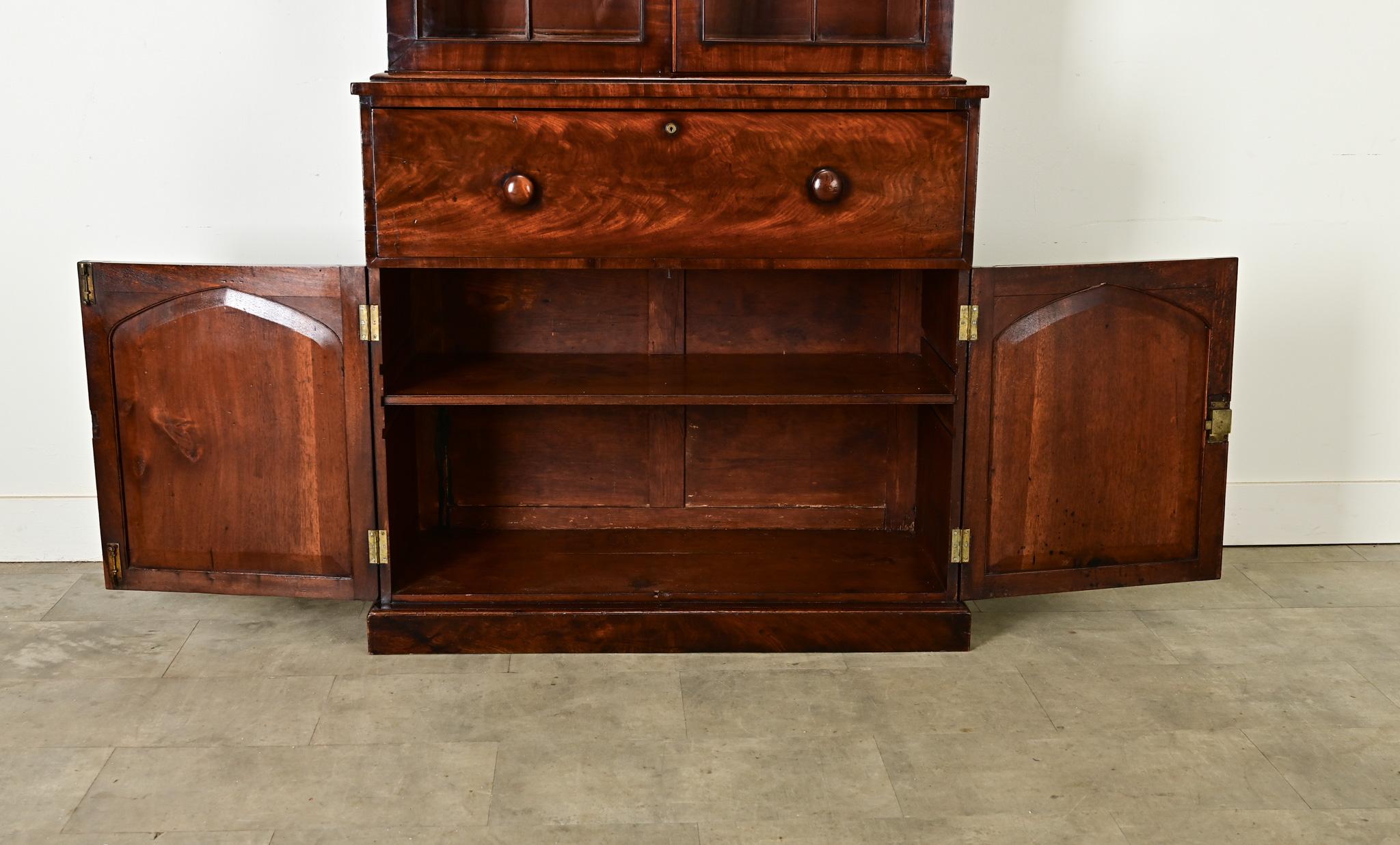 English 19th Century Mahogany Secretary 6