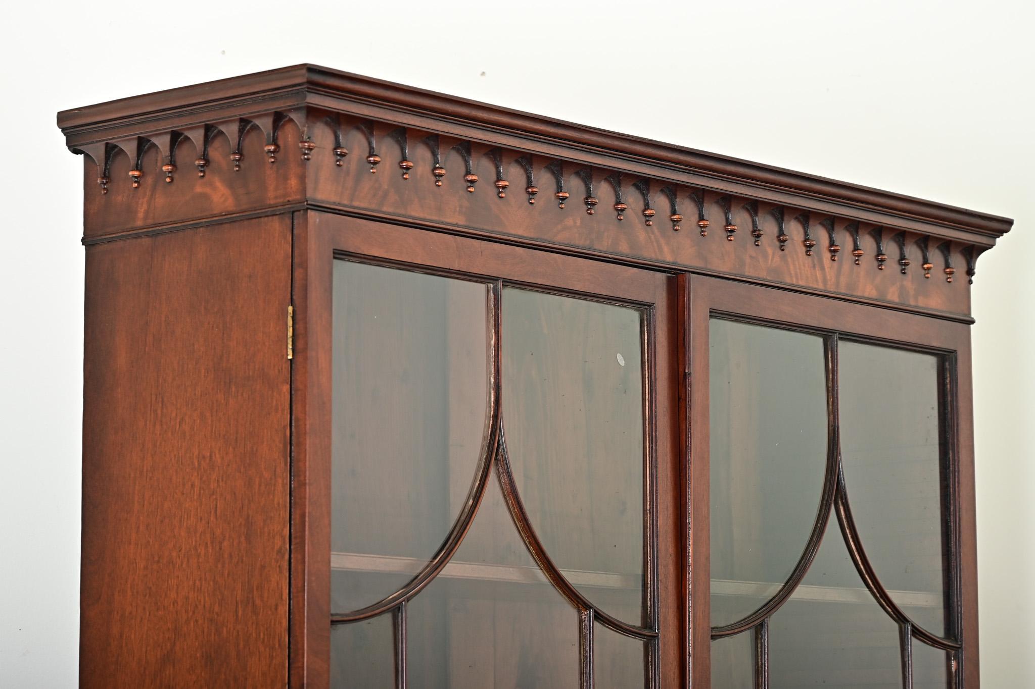 English 19th Century Mahogany Secretary 7